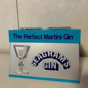 Vintage SEAGRAM'S Gin Straw Swizzle Stick Holder Bar Advertising Display